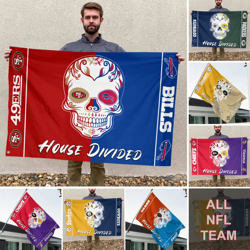 Custom NFL Teams- House Divided Flag 04 - Beautee POD