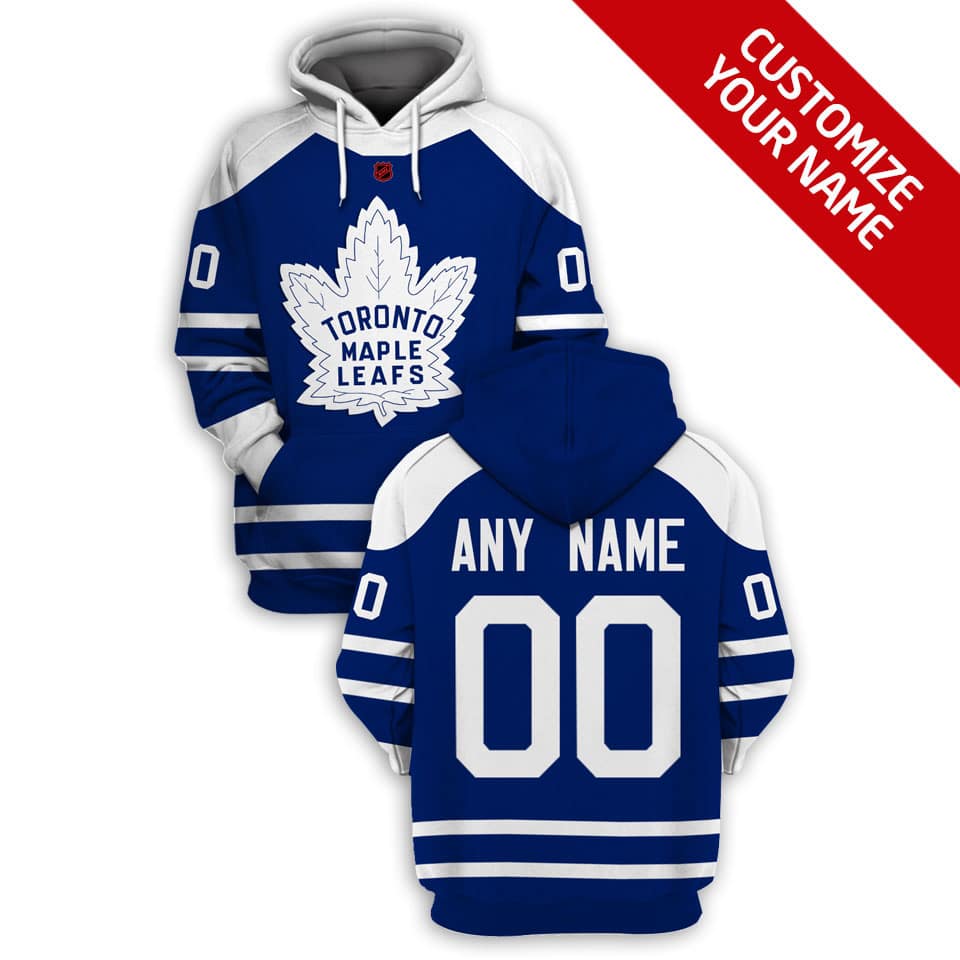Custom Name & Number NHL Reverse Retro Toronto Maple Leafs Shirt