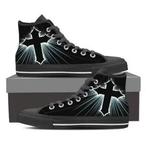 Amored Cross Men's High Top Canvas Shoes