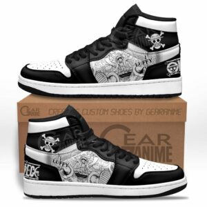 Luffy Gear 5 Sneakers Custom One Piece Shoes Manga Style