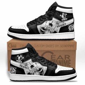 Franky Sneakers Custom One Piece Shoes Manga Style