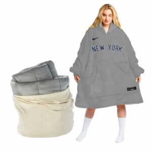 Personalized Limited edition New York Yankees oodie blanket hoodie snuggie hoodies for all family