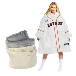 Personalized Limited edition Houston Astros oodie blanket hoodie snuggie hoodies for all family