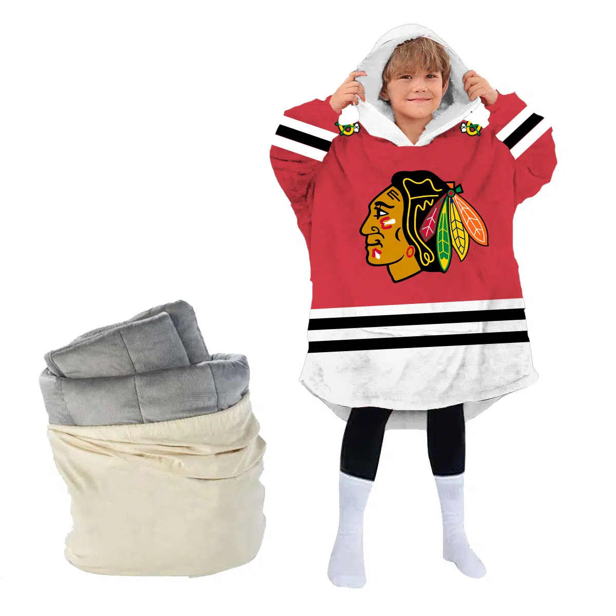 NHL Chicago Blackhawks Special Zombie Style For Halloween All Over Printed  Hoodie - Reallgraphics