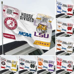 Custom NCAA Teams- House Divided Flag 01