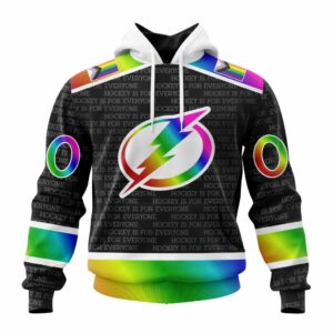 NHL Tampa Bay Lightning Special Pride Design Hockey Is For Everyone