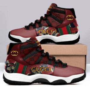 GC Brown Bee Air Jordan 11 Sneakers Shoes ver